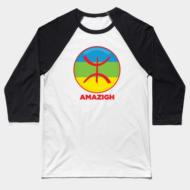 AMAZIGH FLAG Baseball T-Shirt by samzizou